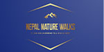 Logga för nepal Nature Walks. Vi tar er vandring till nya höjder.